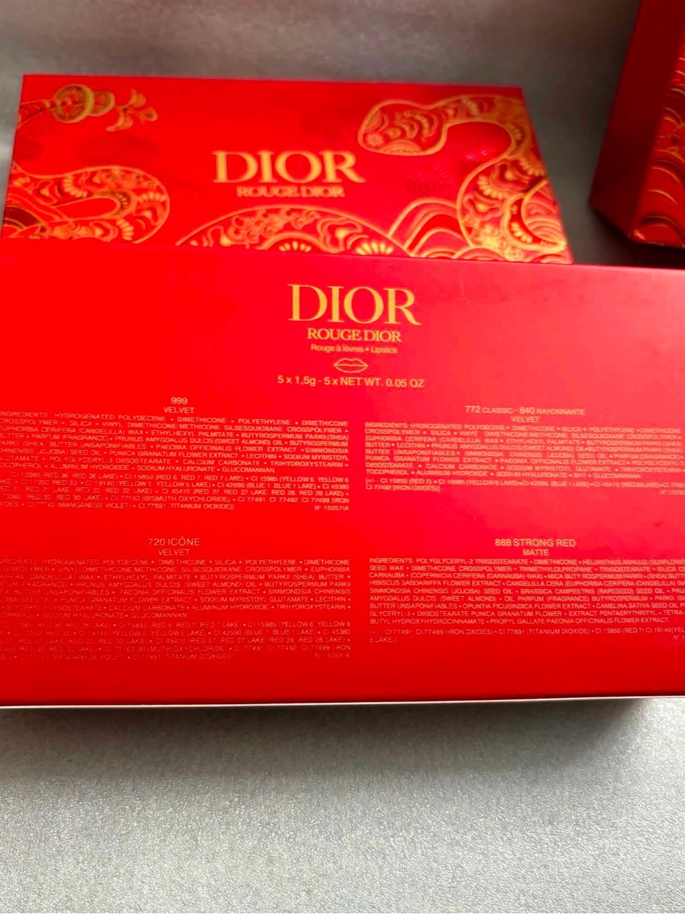Dior Mini Lipstick Set in Vibrant Reds - Picture 4 of 7